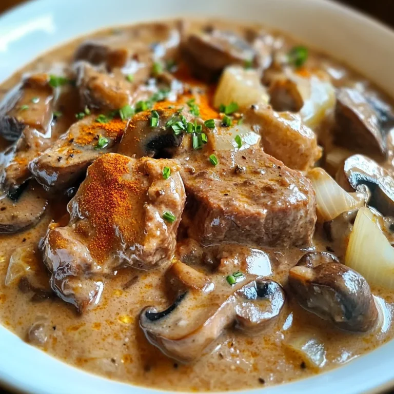 Bœuf Stroganoff au Cookeo