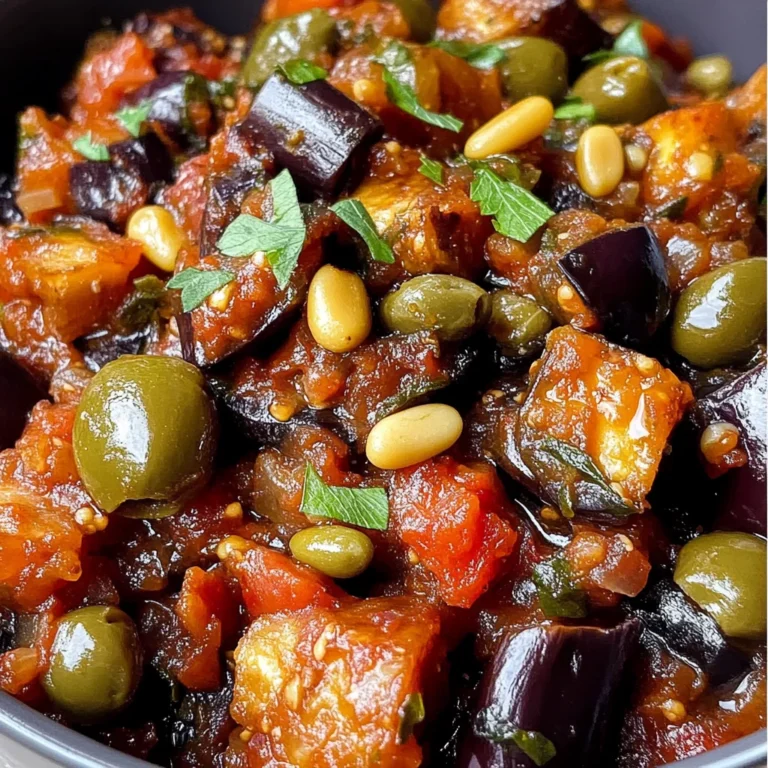 Caponata sicilienne authentique