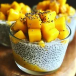 Chia coco mangue petit déj