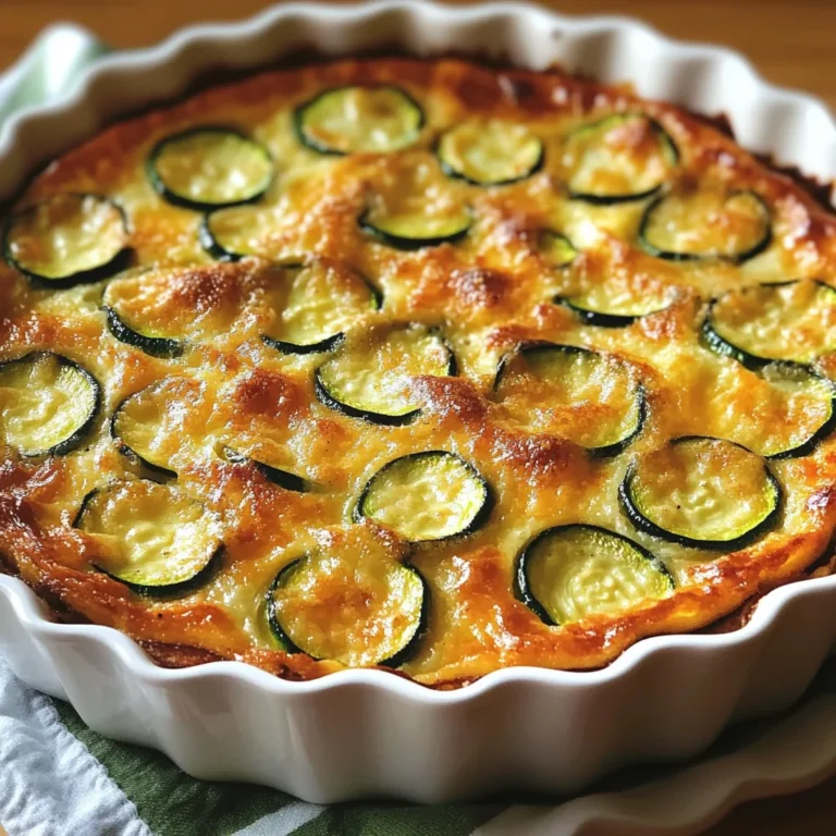 Clafoutis de courgettes au parmesan