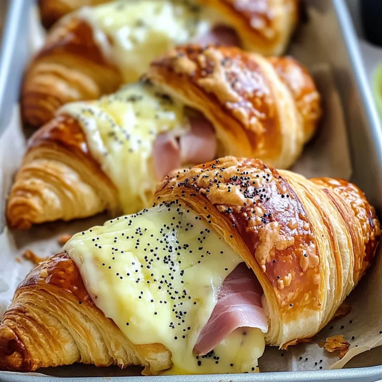 Croissants gourmands faciles