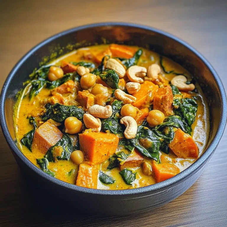 Curry végétarien coloré et nutritif