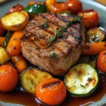 Filet mignon aux petits légumes