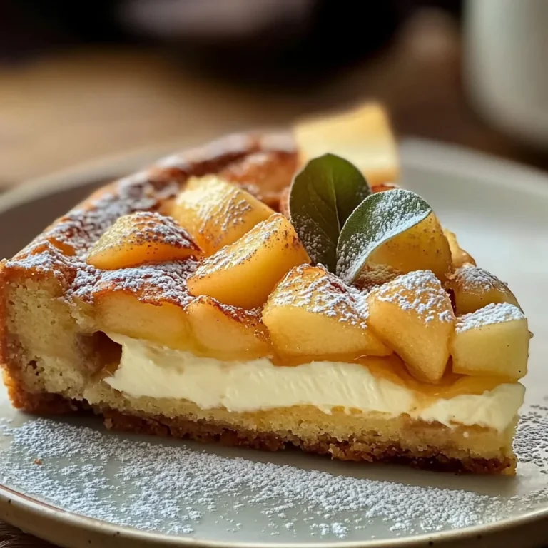 Fondant Moelleux aux Pommes et Mascarpone