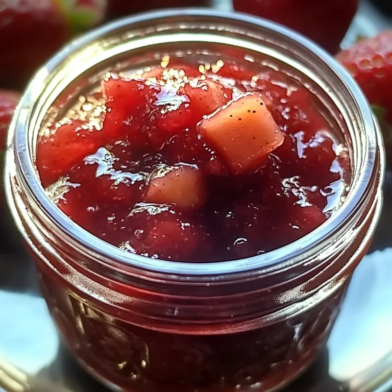 Fraise Rhubarbe Confiture