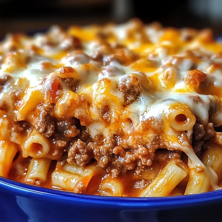 Gratin Pâtes Bœuf