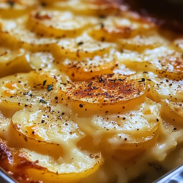 Gratin de pommes de terre crémeux