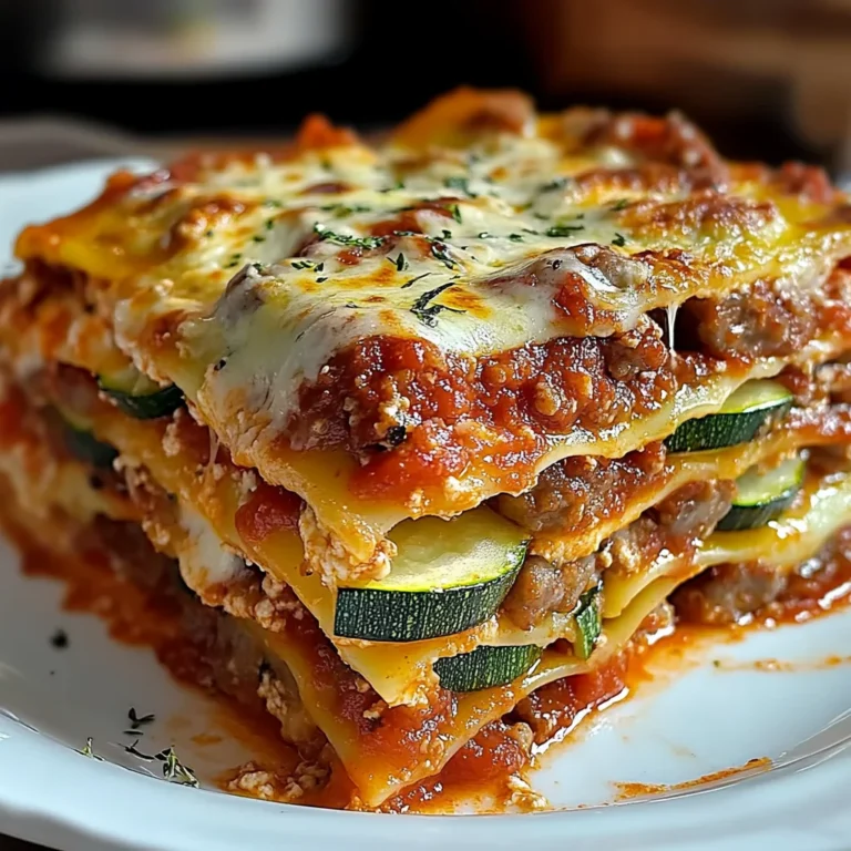 Lasagnes courgettes chair à saucisse