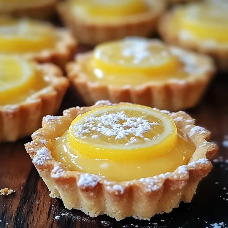 Mini tartelettes citron maison
