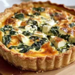 Quiche Boursin épinards maison