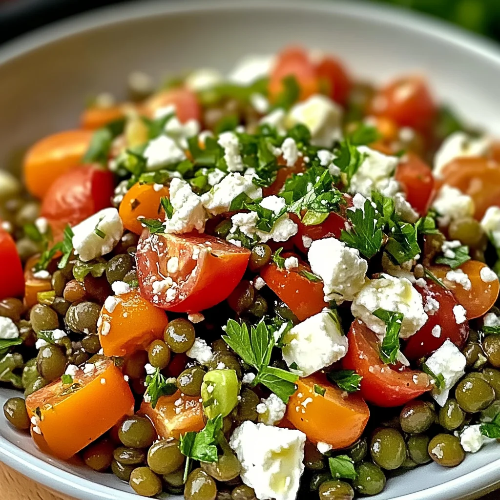 Salade Croquante de Lentilles & Feta
