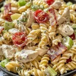 Salade de poulet et pâtes
