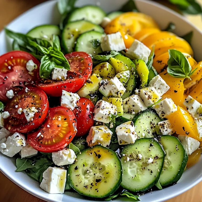 Salade d'été légère et fraîche