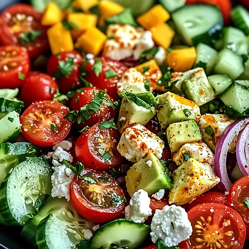 Salade fraîcheur ventre plat
