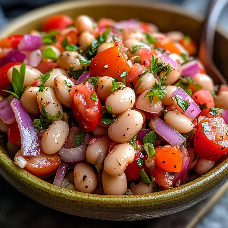 Salade turque haricots blancs
