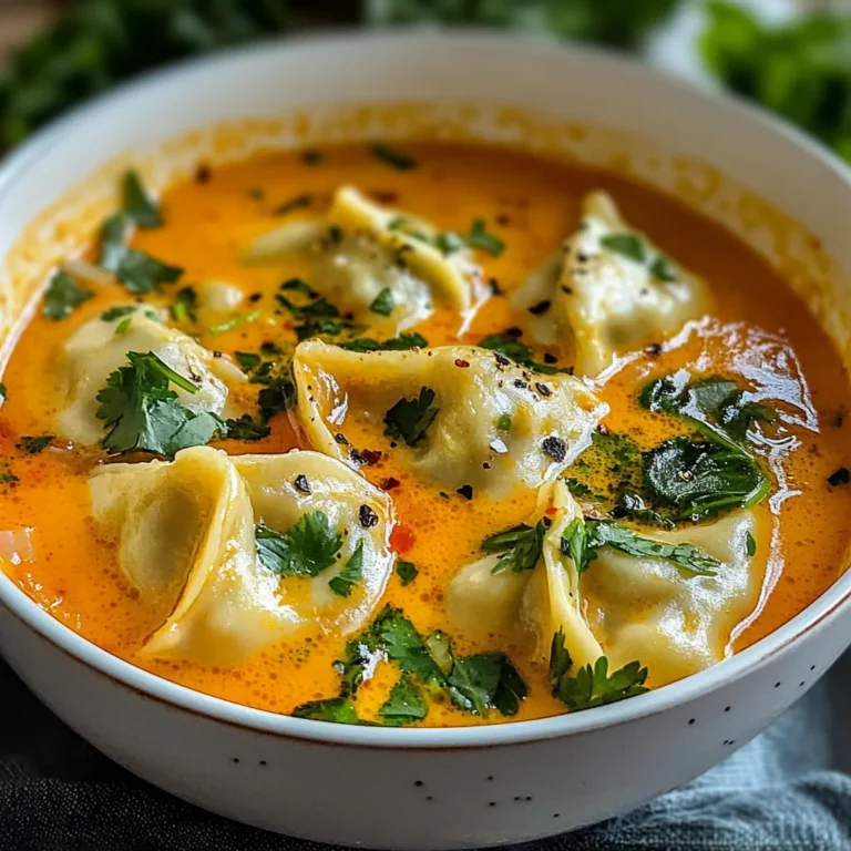 Soupe thaï réconfortante aux raviolis