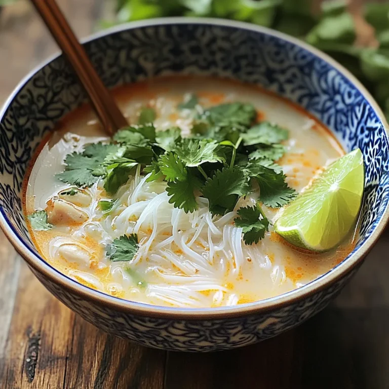 Soupe thaïe légère et parfumée