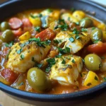 Tajine de lotte au safran