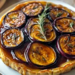 Tarte tatin aux aubergines