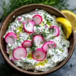 Tzatziki aux radis et herbes
