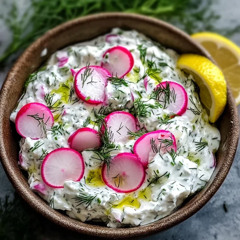 Tzatziki aux radis et herbes