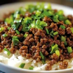 Bœuf haché saveurs asiatiques