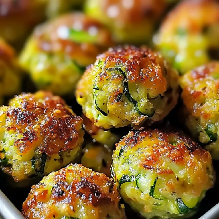 Boulettes de Courgettes au Four