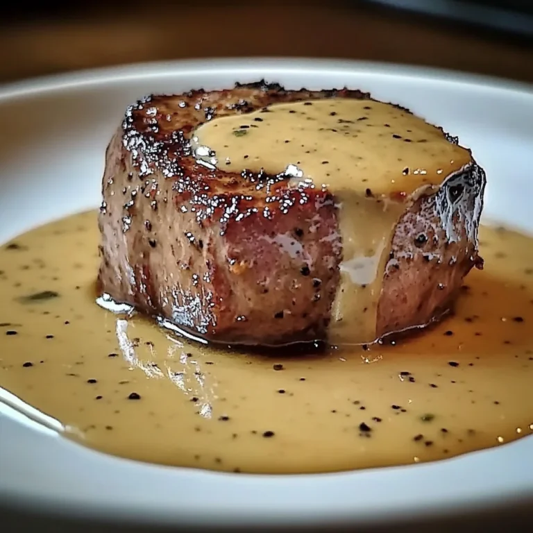 Filet Mignon Sauce Miel & Moutarde