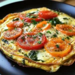 Omelette aux Légumes : Un Délice Coloré et Nutrissant