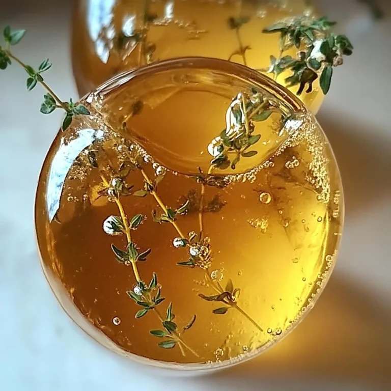 Sirop de Thym Maison